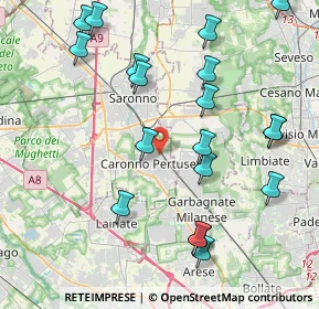 Mappa Via Formentano Vittorio, 21042 Caronno Pertusella VA, Italia (4.64632)