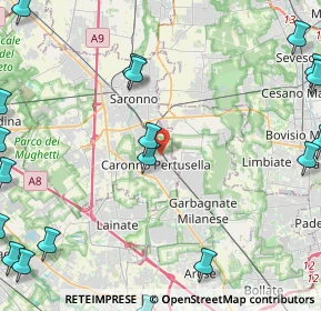 Mappa Via Formentano Vittorio, 21042 Caronno Pertusella VA, Italia (7.0225)