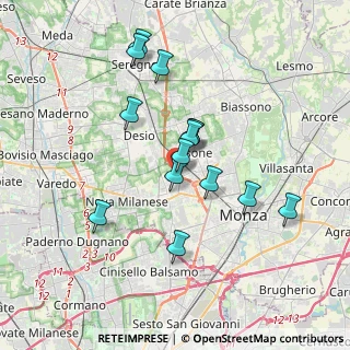 Mappa Via Ermete Novelli, 20851 Lissone MB, Italia (3.18786)