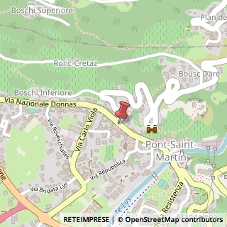 Mappa Via Emile Chanoux, 52, 11026 Pont-Saint-Martin, Aosta (Valle d'Aosta)