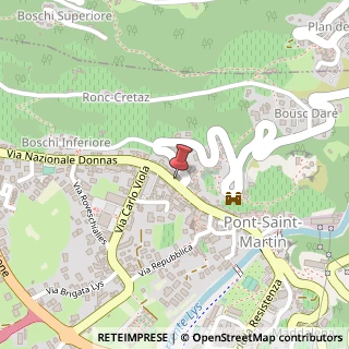 Mappa Via Emile Chanoux, 52, 11026 Pont-Saint-Martin, Aosta (Valle d'Aosta)