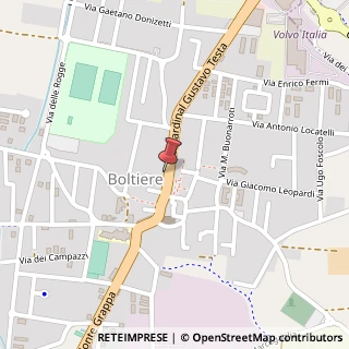 Mappa Via Cardinal G. Testa, 13, 24040 Boltiere, Bergamo (Lombardia)
