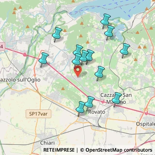 Mappa Via Camillo Benso Conte di Cavour, 25038 Rovato BS, Italia (3.61154)
