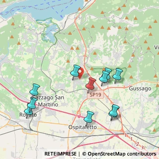 Mappa Via Enrico Toselli, 25050 Passirano BS, Italia (4.28091)