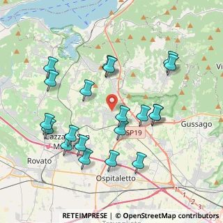 Mappa Via Enrico Toselli, 25050 Passirano BS, Italia (4.0415)