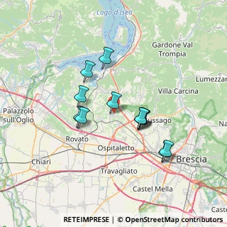 Mappa Via Enrico Toselli, 25050 Passirano BS, Italia (5.83167)
