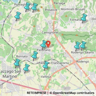 Mappa Via Enrico Toselli, 25050 Passirano BS, Italia (2.81909)