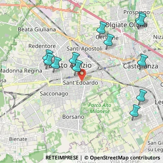 Mappa Via Asti, 21052 Busto Arsizio VA, Italia (2.4475)
