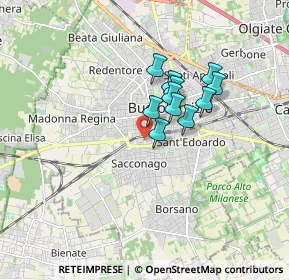 Mappa Via Piacenza, 21052 Busto Arsizio VA, Italia (1.16636)