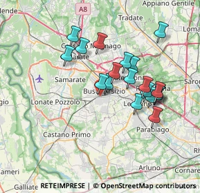 Mappa Via Piacenza, 21052 Busto Arsizio VA, Italia (6.38684)