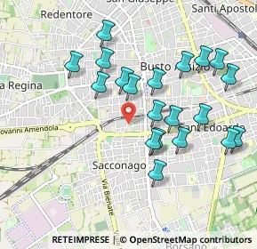 Mappa Via Piacenza, 21052 Busto Arsizio VA, Italia (0.932)