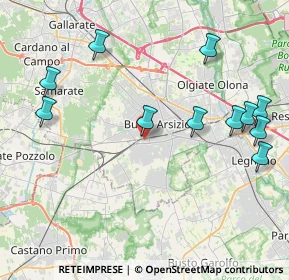Mappa Via Piacenza, 21052 Busto Arsizio VA, Italia (5.08917)