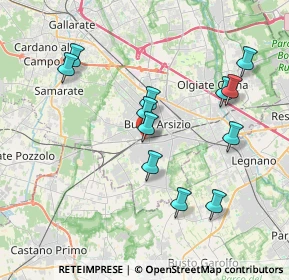 Mappa Via Piacenza, 21052 Busto Arsizio VA, Italia (3.73333)