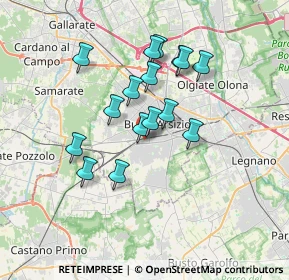 Mappa Via Piacenza, 21052 Busto Arsizio VA, Italia (2.91)