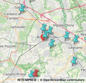 Mappa Via Piacenza, 21052 Busto Arsizio VA, Italia (5.12692)