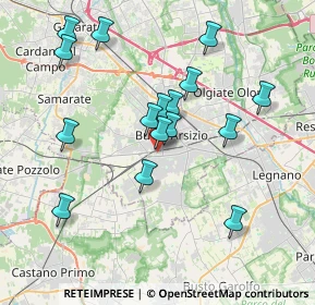 Mappa Via Piacenza, 21052 Busto Arsizio VA, Italia (3.64188)