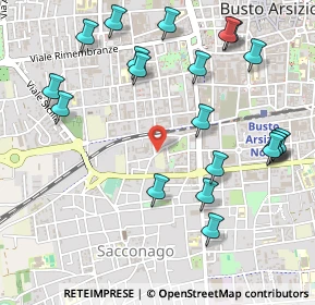 Mappa Via Piacenza, 21052 Busto Arsizio VA, Italia (0.6005)