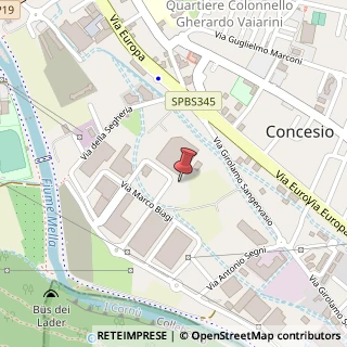 Mappa Via Paolo Borsellino, 31, 25062 Concesio, Brescia (Lombardia)