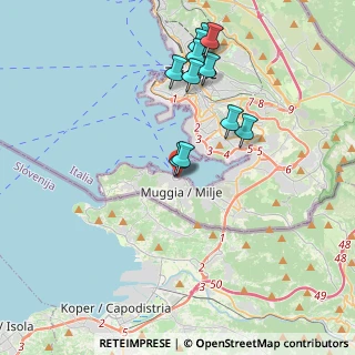 Mappa Via Alessandro Manzoni, 34015 Muggia TS, Italia (3.77273)
