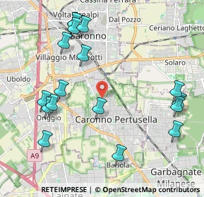Mappa Via Giuseppe Ungaretti, 21042 Caronno Pertusella VA, Italia (2.39118)