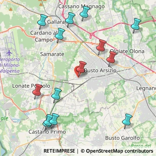 Mappa Via delle Farfalle, 21052 Busto Arsizio VA, Italia (5.32)