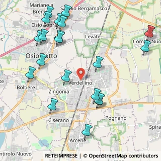Mappa Via Galliano, 24040 Verdellino BG, Italia (2.5695)