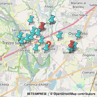 Mappa Piazza Don Todeschini, 24041 Brembate BG, Italia (1.826)