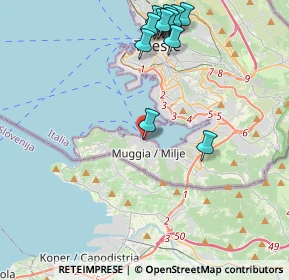 Mappa Piazza Marconi, 34015 Muggia TS, Italia (4.68167)