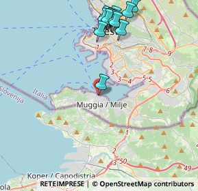 Mappa Piazza Marconi, 34015 Muggia TS, Italia (4.835)