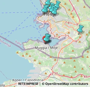 Mappa Piazza Marconi, 34015 Muggia TS, Italia (3.96909)