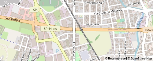Mappa Bovisio-Masciago