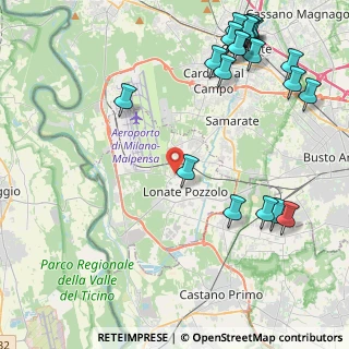 Mappa Via Adua, 21015 Lonate Pozzolo VA, Italia (5.7505)