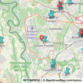 Mappa Via Adua, 21015 Lonate Pozzolo VA, Italia (7.13063)