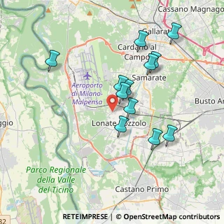 Mappa Via Adua, 21015 Lonate Pozzolo VA, Italia (3.41833)