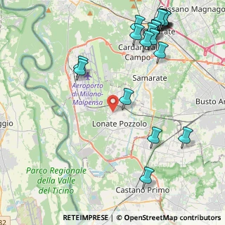Mappa Via Adua, 21015 Lonate Pozzolo VA, Italia (5.577)