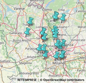 Mappa Via G. Guareschi, 21042 Caronno Pertusella VA, Italia (11.682)