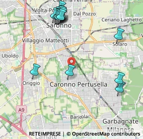Mappa Via G. Guareschi, 21042 Caronno Pertusella VA, Italia (2.50647)