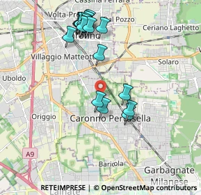 Mappa Via G. Guareschi, 21042 Caronno Pertusella VA, Italia (2.0565)