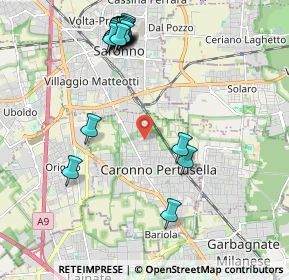 Mappa Via G. Guareschi, 21042 Caronno Pertusella VA, Italia (2.3515)
