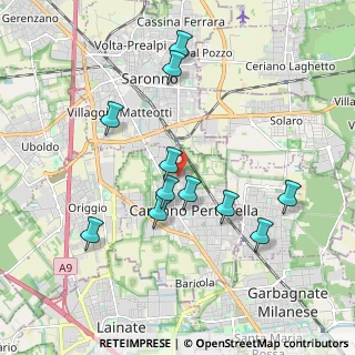 Mappa Via G. Guareschi, 21042 Caronno Pertusella VA, Italia (1.82)