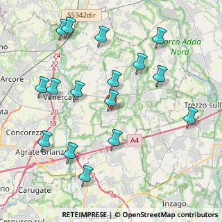 Mappa Via G. Pascoli, 20876 Ornago MB, Italia (4.59438)