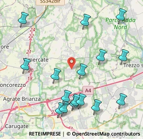 Mappa Via G. Pascoli, 20876 Ornago MB, Italia (4.76063)