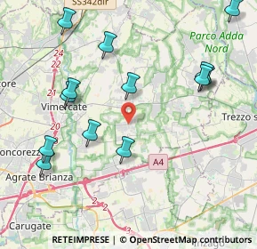 Mappa Via G. Pascoli, 20876 Ornago MB, Italia (4.60923)