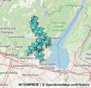 Mappa 9, 25087 Salò BS, Italia (9.7295)