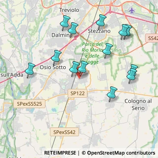 Mappa Via Magenta, 24049 Verdello BG, Italia (4.36615)