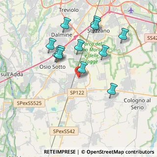 Mappa Via Magenta, 24049 Verdello BG, Italia (3.7325)