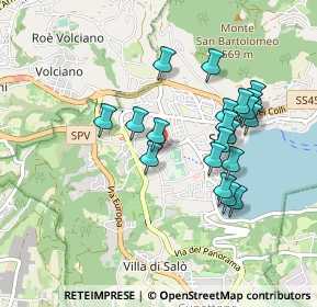 Mappa Via Federico Odorici, 25087 Salò BS, Italia (0.835)