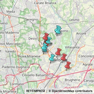 Mappa Via L. Da Vinci, 20851 Lissone MB, Italia (2.33545)