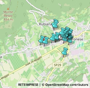 Mappa Via Androna, 37013 Caprino Veronese VR, Italia (0.72)