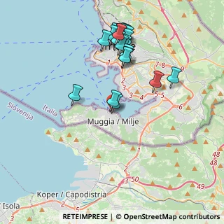 Mappa Via Cesare Battisti, 34015 Muggia TS, Italia (3.993)